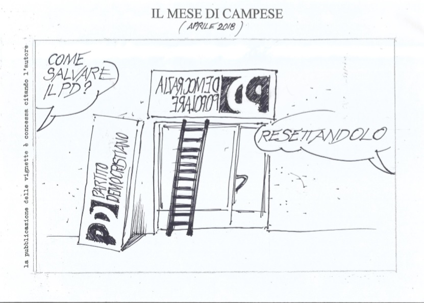Le vignette di aprile di Ezio Campese