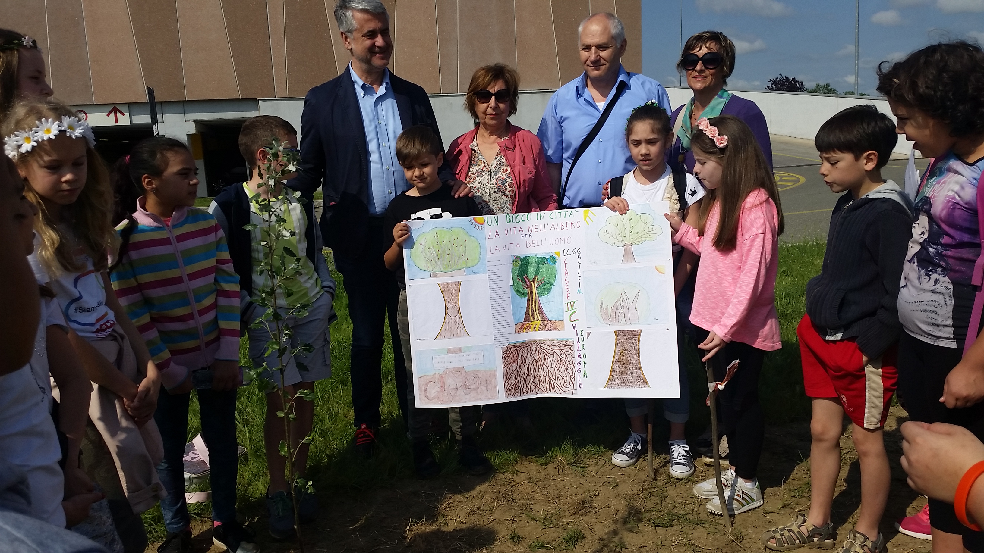 Nasce il bosco della famiglia rotariana: piantati i primi 7 alberi