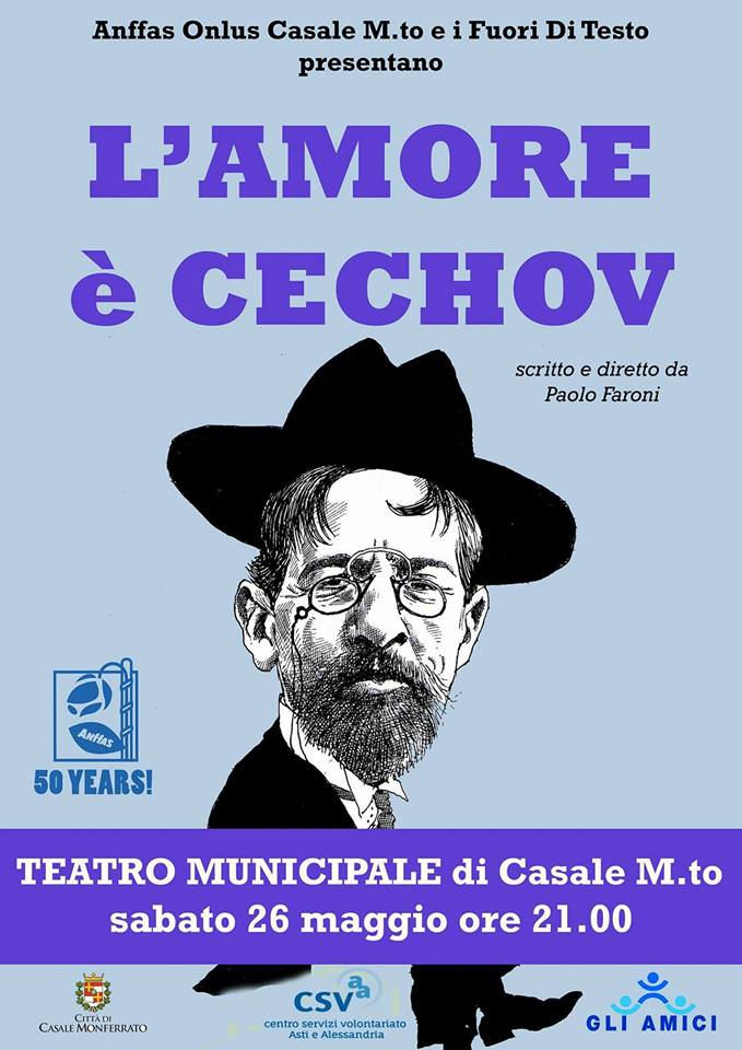 I ragazzi dell’Anffas Casale mettono in scena “L’amore è Cechov”
