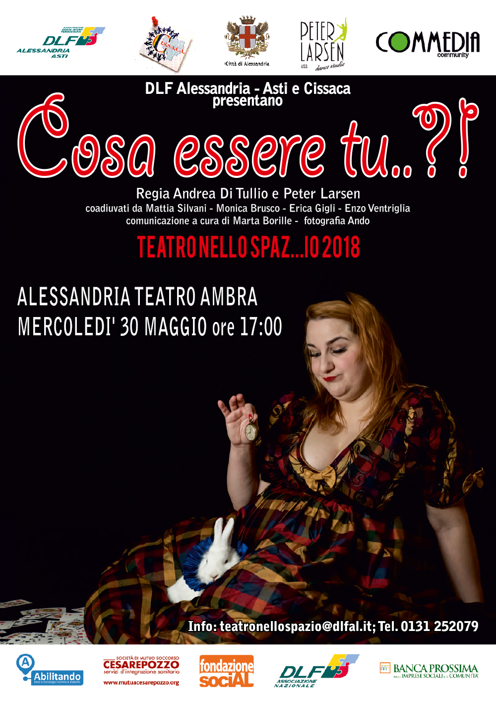 All’Ambra lo spettacolo conclusivo del progetto “Teatro nello spazIO 2018”