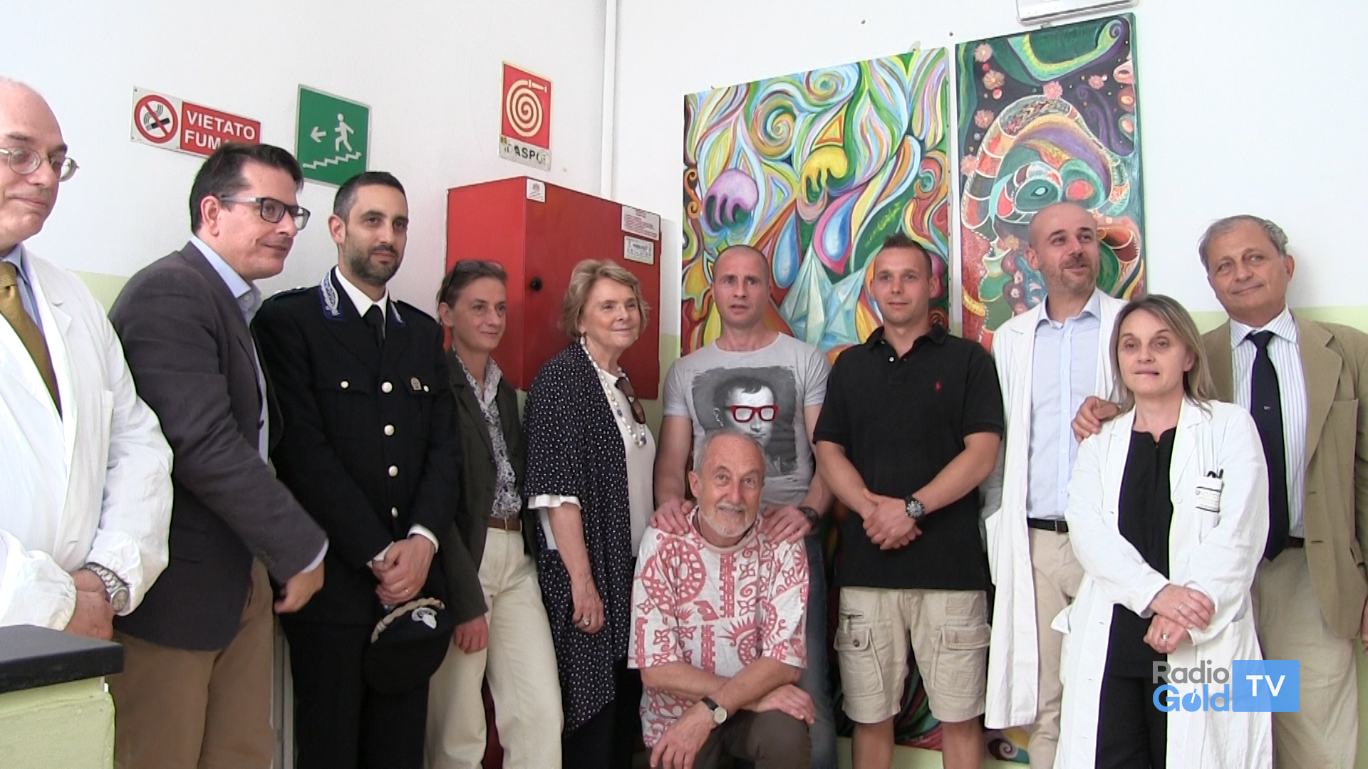 Cinque dipinti dei detenuti di San Michele colorano l’Ospedaletto