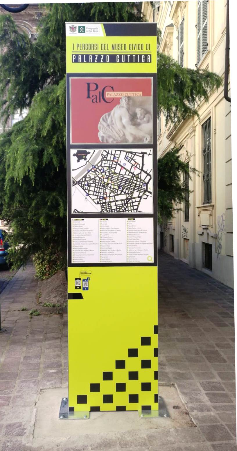 Sei nuovi totem turistici ad Alessandria