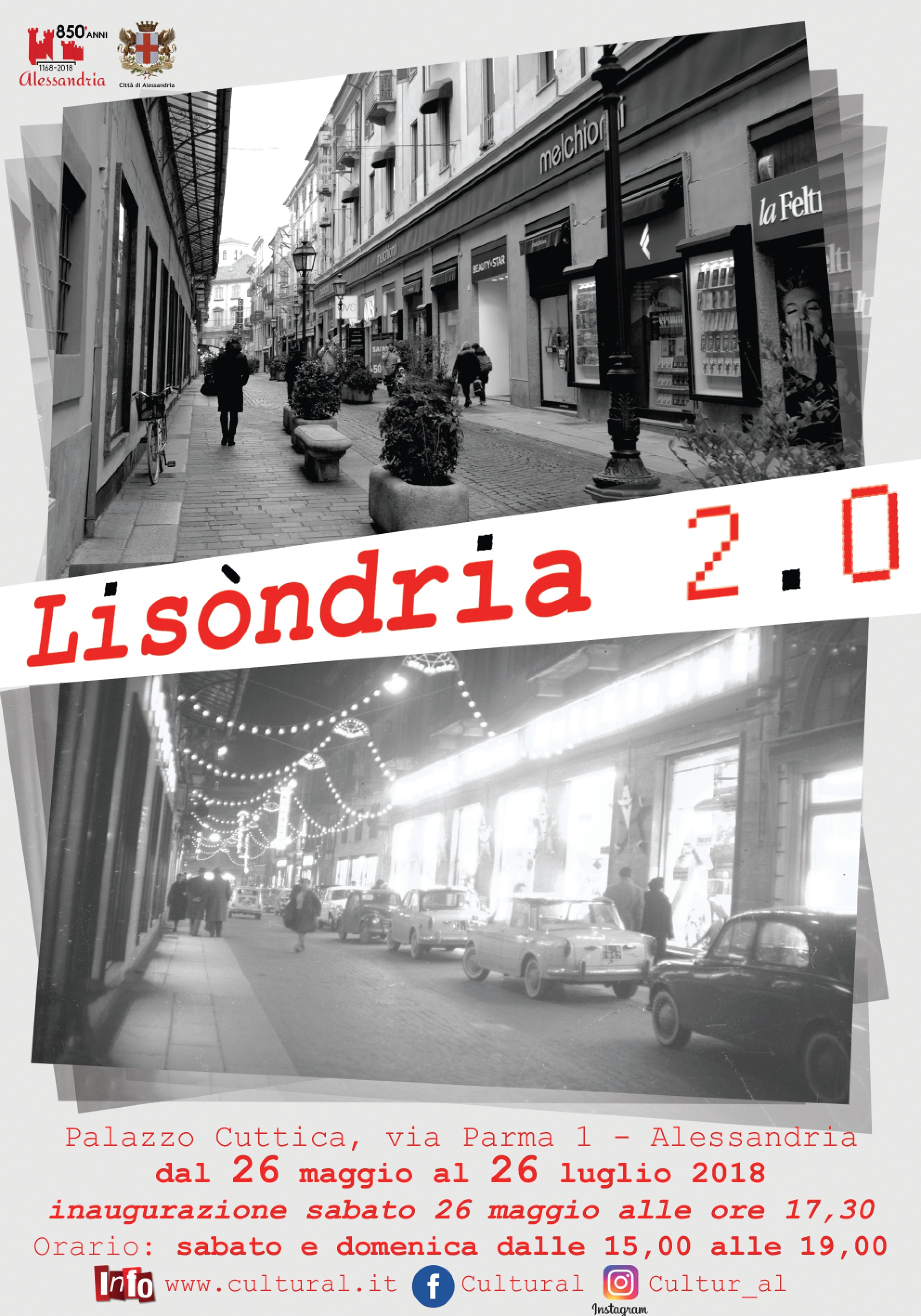 Alessandria ieri e oggi a confronto nella mostra “Lisòndria 2.0”