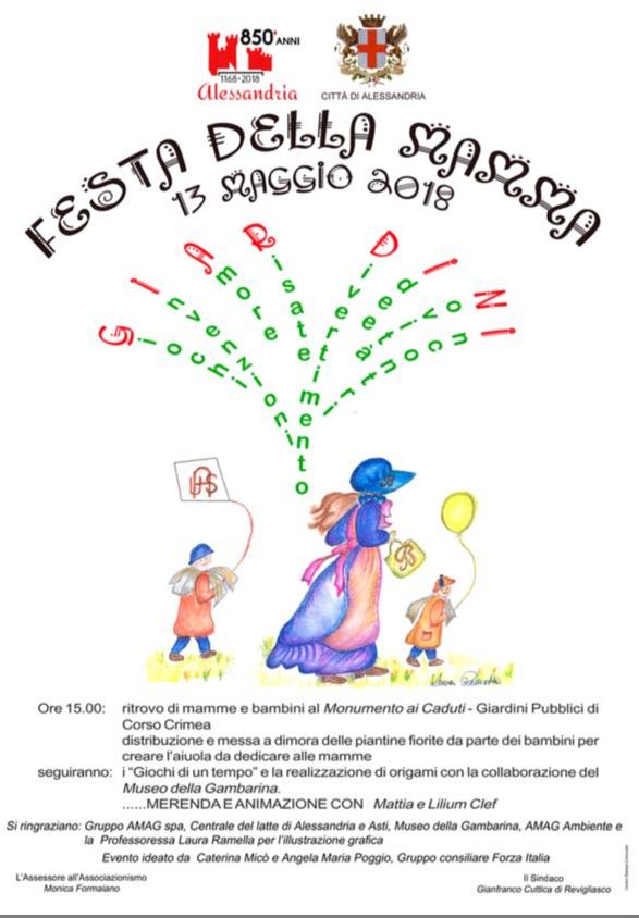 Festa della Mamma ai Giardini Pubblici di Alessandria