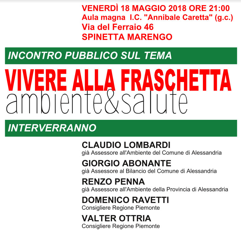 I problemi ambientali della Fraschetta: se ne parla questa sera