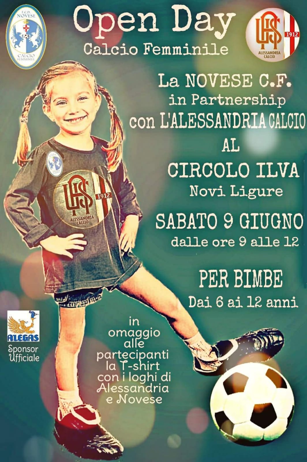Piccole calciatrici crescono: sabato open day di Novese e Alessandria