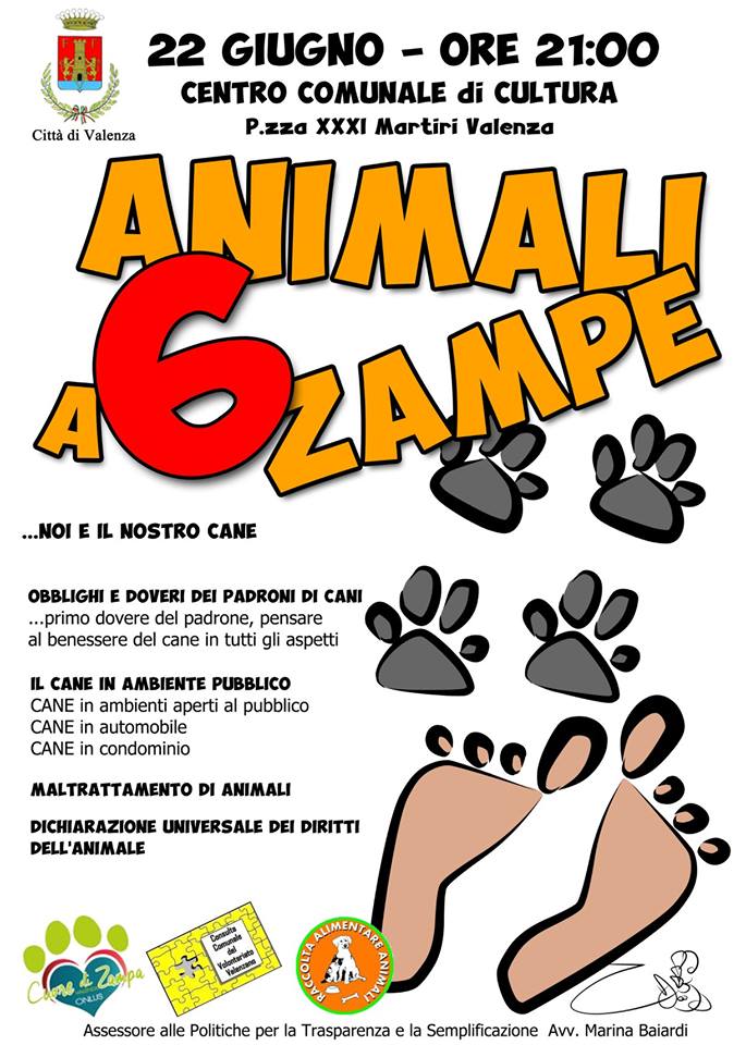 Una serata per gli animali a 6 zampe