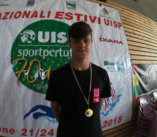 Nuoto: Giacomo Ferrari e Kim Kormendi campioni italiani Uisp