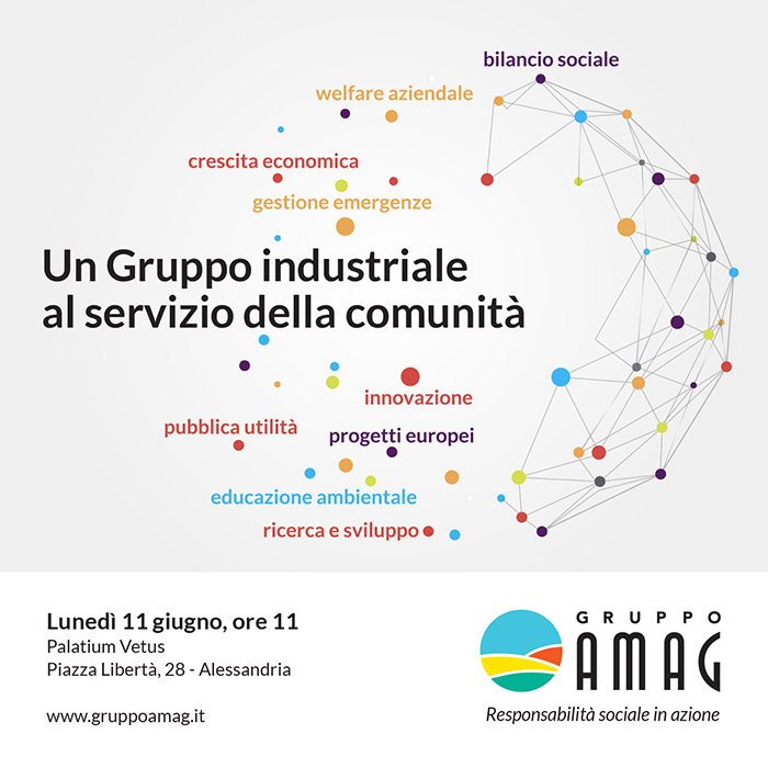 Amag al servizio della Comunità. Oggi il convegno
