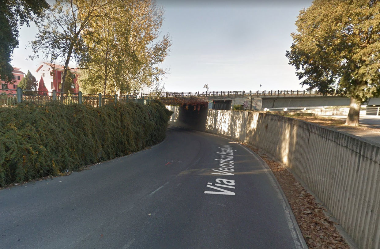 Maltempo: chiuso il sottopasso di via Vecchia dei Bagliani