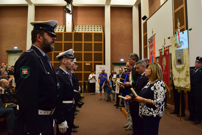 Festa della Polizia Locale: premiati anche 13 alessandrini