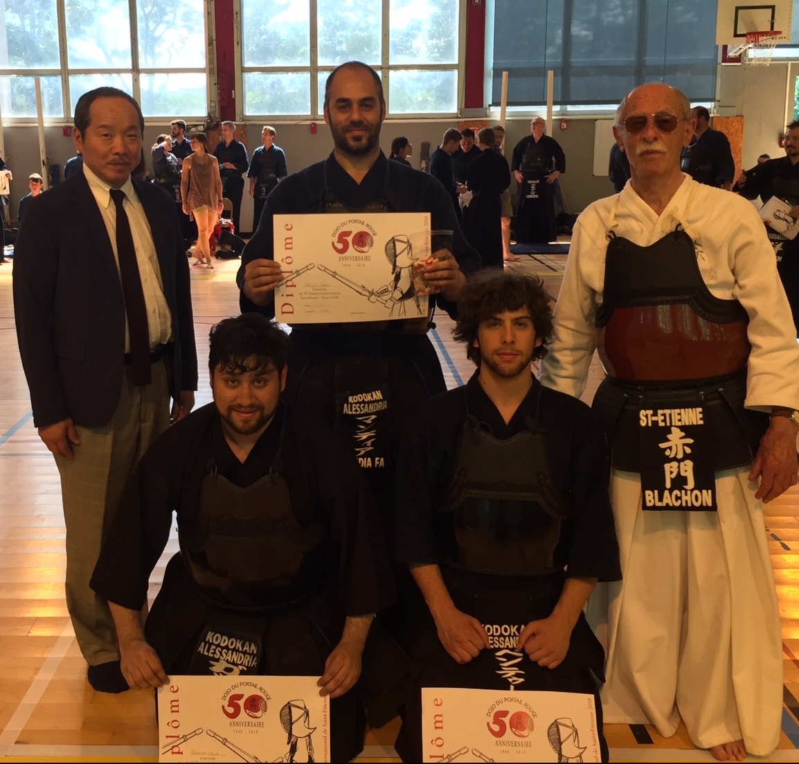 Kendo: Mandia, Gallina e Ventura di bronzo nel dojo di Saint Etienne