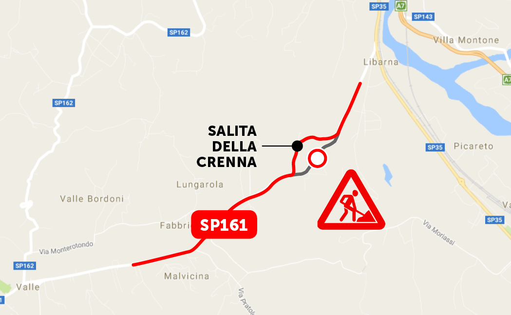 Lavori Terzo Valico: apre al traffico bypass su Sp161 della Crenna