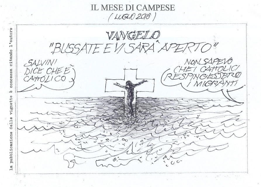Le vignette di luglio firmate Ezio Campese