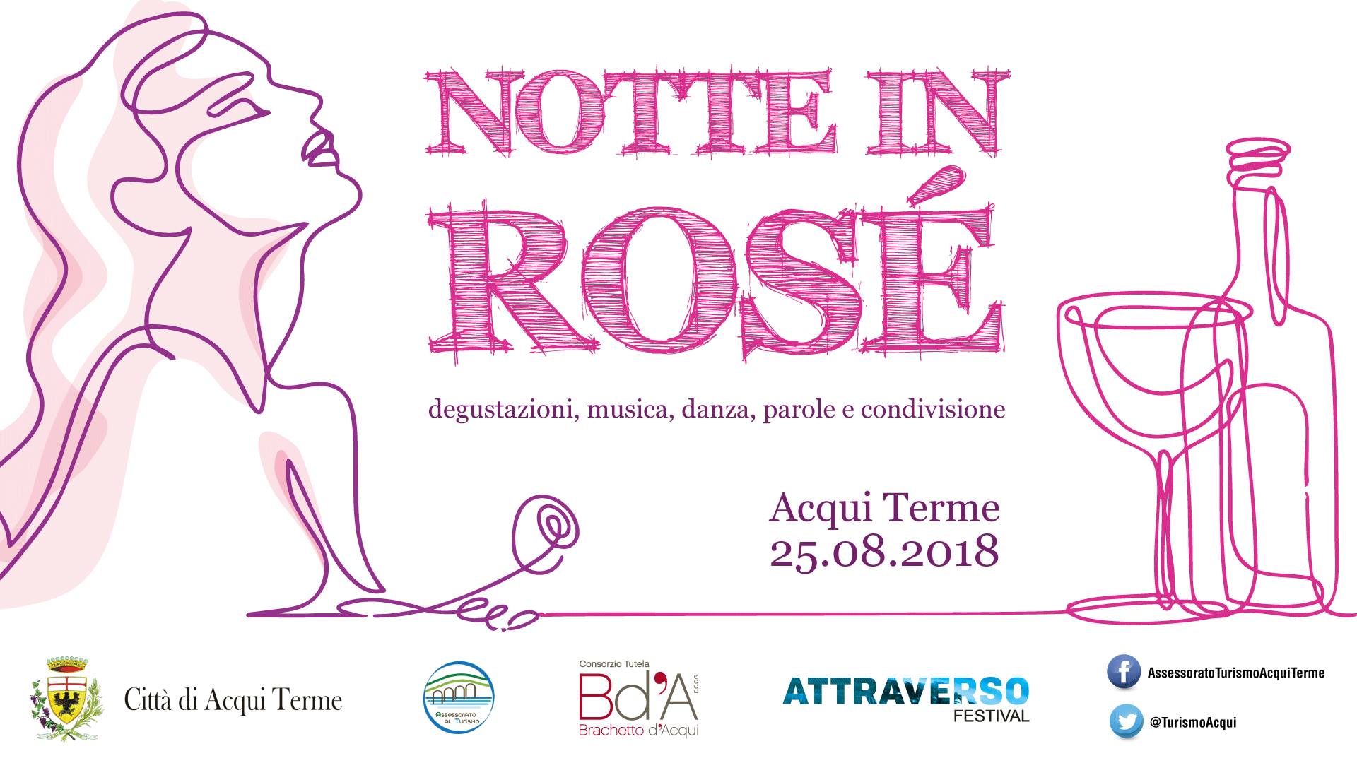 Acqui Terme si prepara per la “Notte in Rosé”