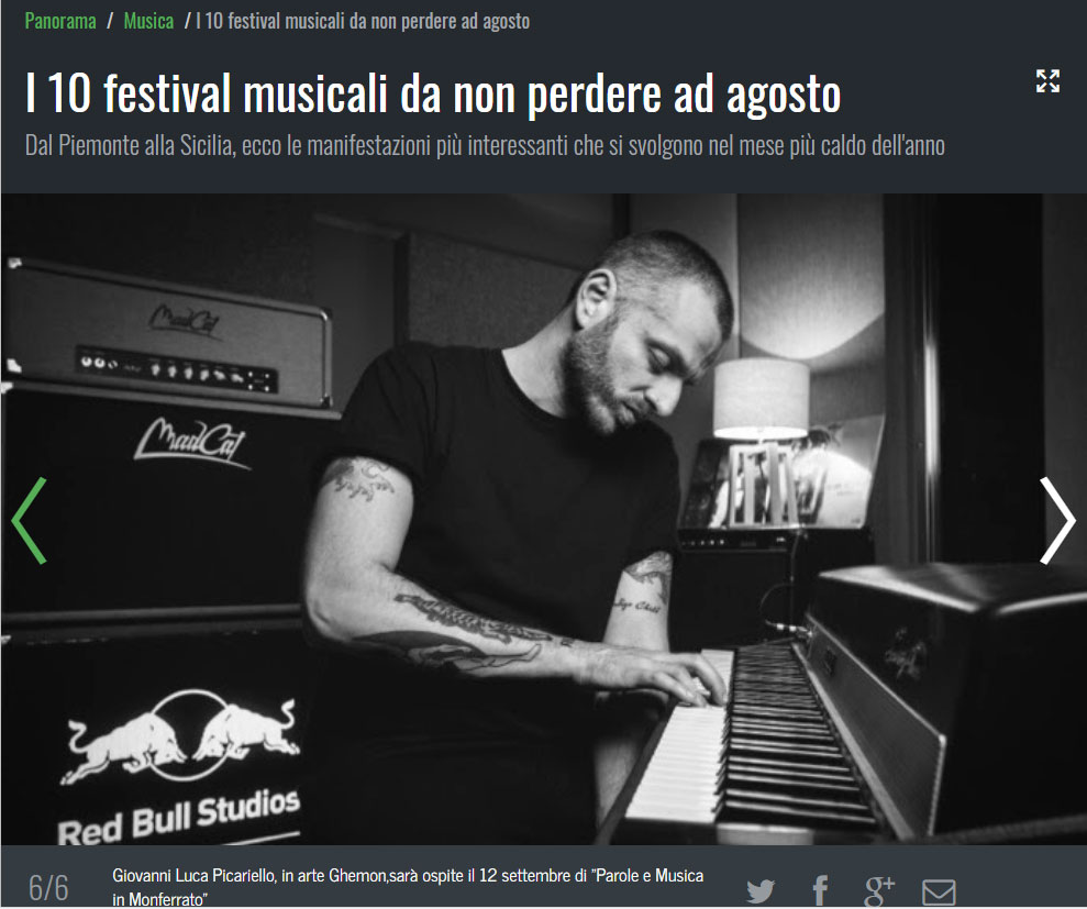 Panorama e Sky24: a San Salvatore “concerti da non perdere”