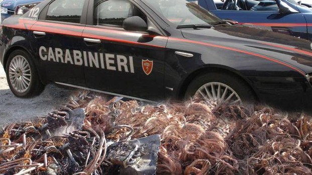 Ruba 300 kg di rame da ex cementificio di Ozzano. Arrestato