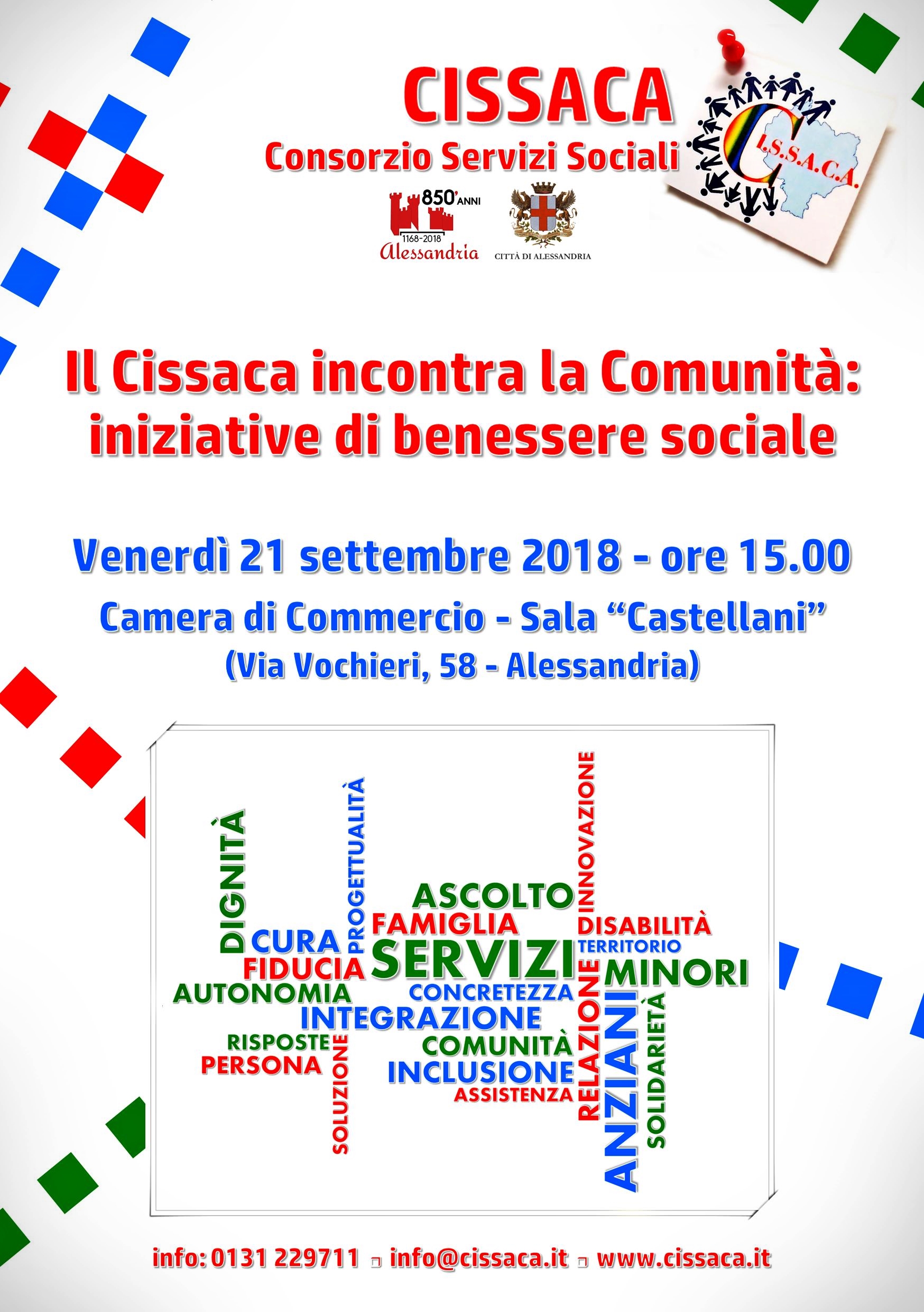 Cissaca: oggi un convegno per un patto sociale che coinvolga tutti