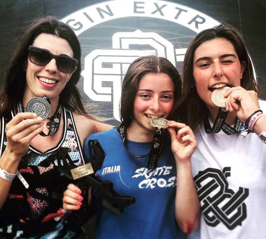 Skate Cross: Alice Delfino iridata. Come lei nessuna al mondo
