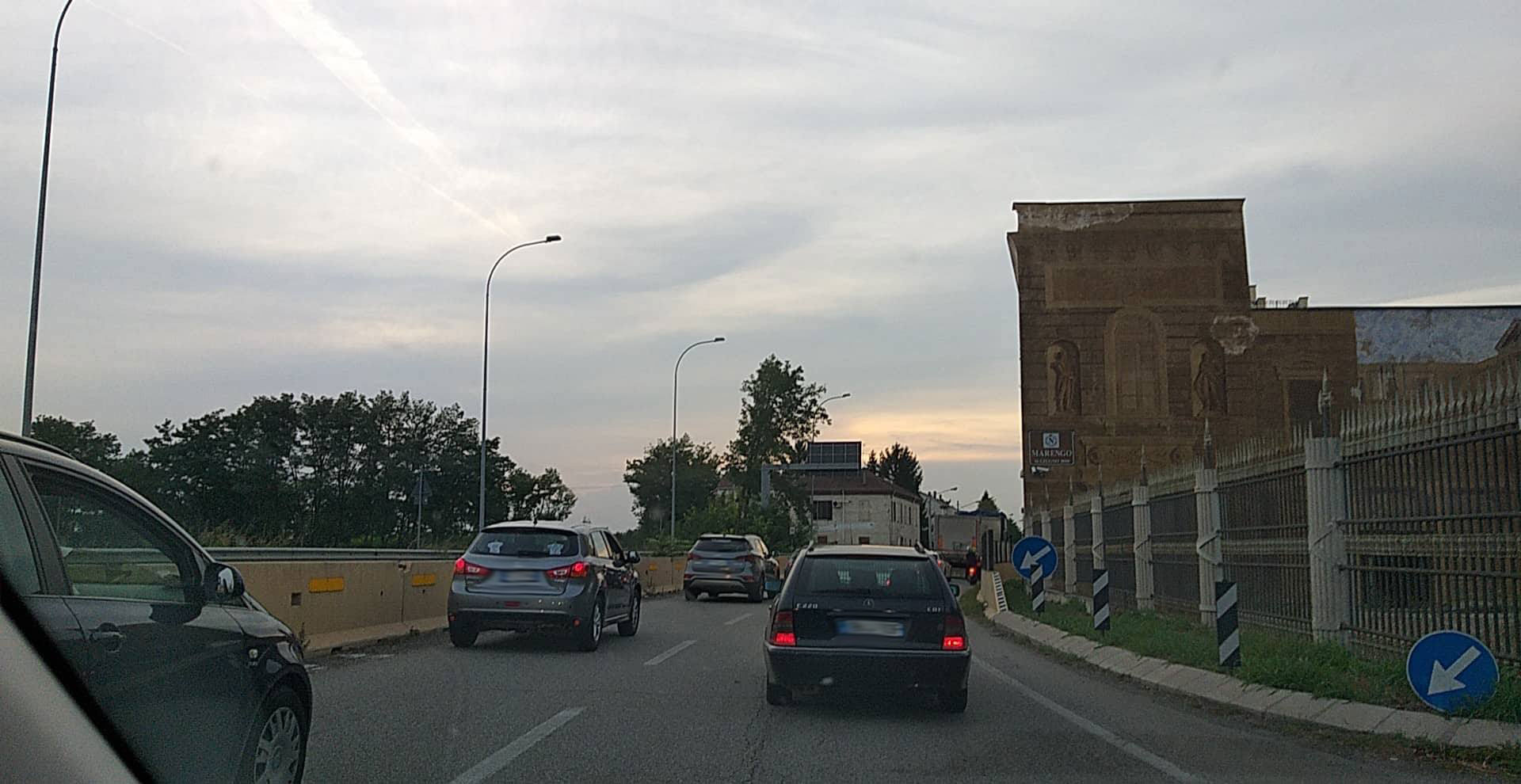 Tamponamento sul ponte Bormida: traffico in tilt verso Alessandria