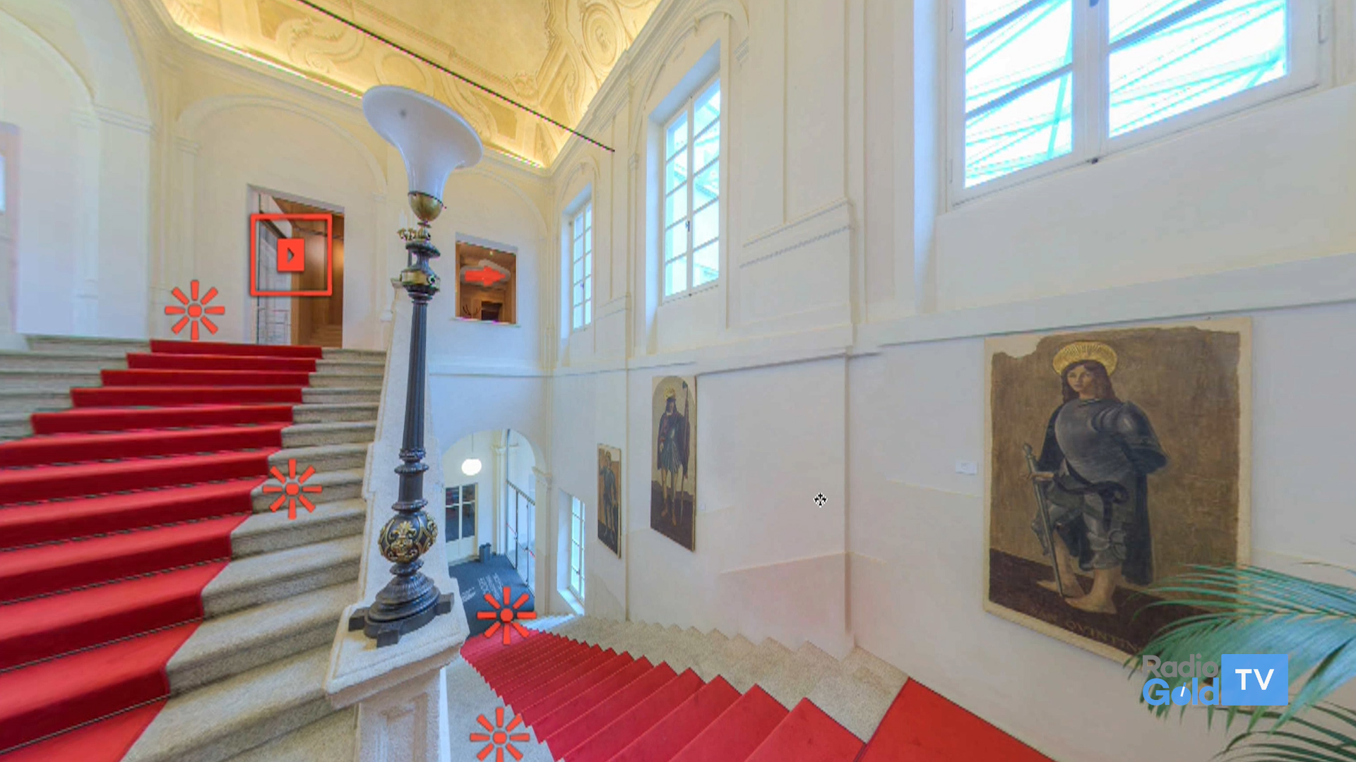 Tour virtuale a 360° tra le sale e le opere di Palatium Vetus