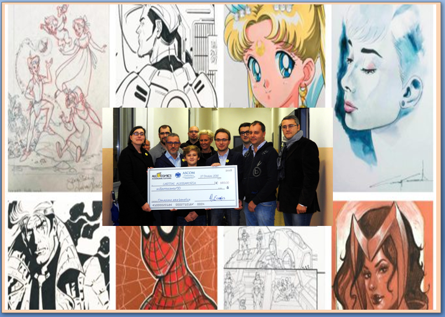 Grazie a “Le matite di ALEcomis” 1800 euro per la Caritas di Alessandria