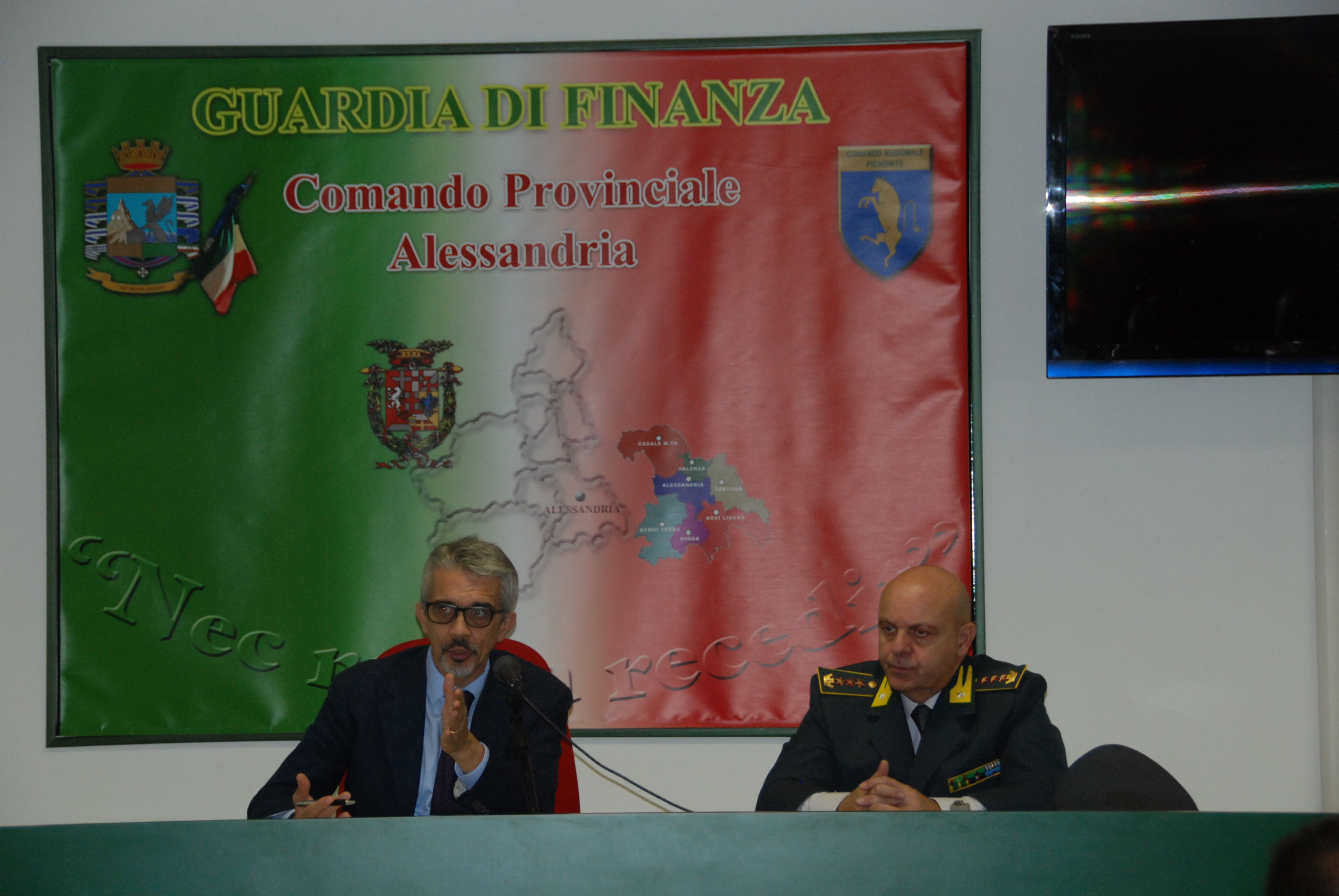 Il procuratore regionale Corte dei Conti in visita al Comando provinciale Guardia di Finanza