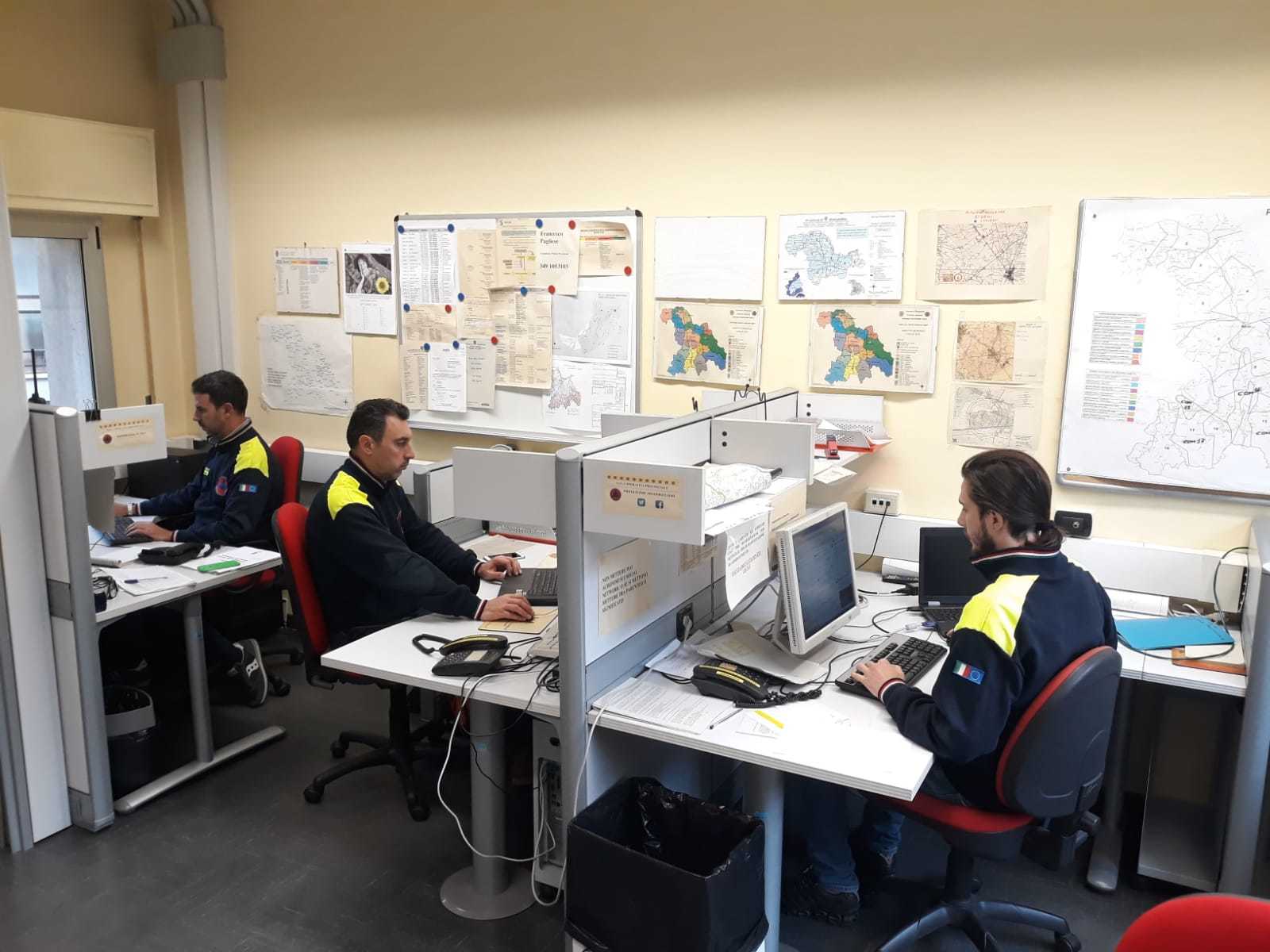 Allerta arancione: aperti in provincia undici Centri Operativi Misti