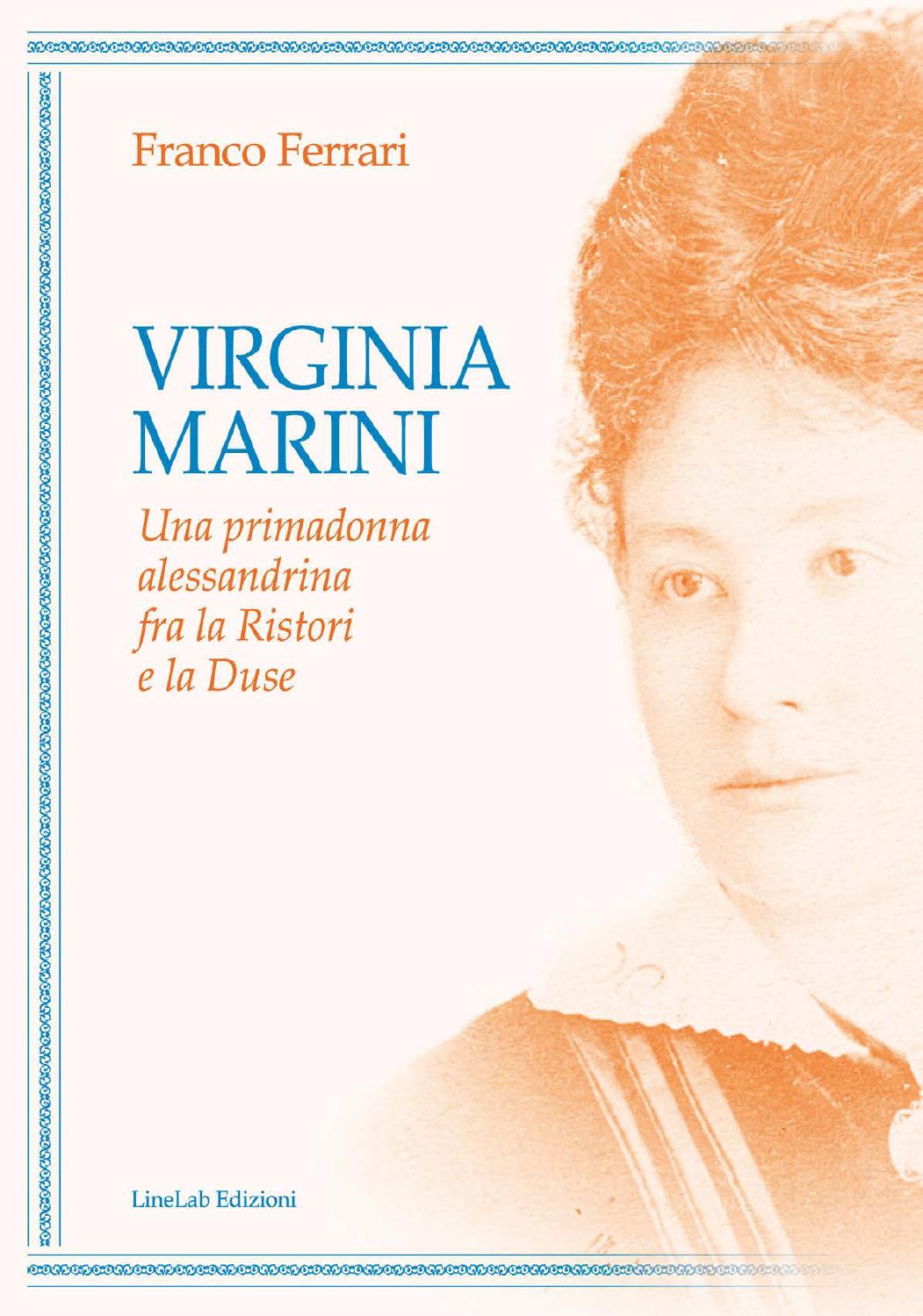 Serata per ricordare Virginia Marini: “Primadonna tra Ristori e Duse”