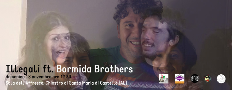 “Illegali ft. Bormida Brothers … o viceversa” al Chiostro di Santa Maria di Castello
