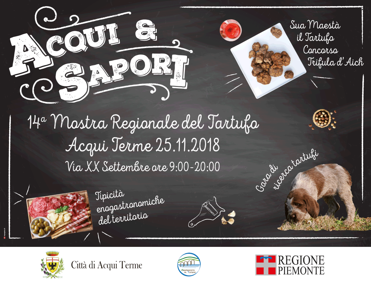 Acqui&Sapori con Bancarelle delle eccellenze piemontesi e Tartufi