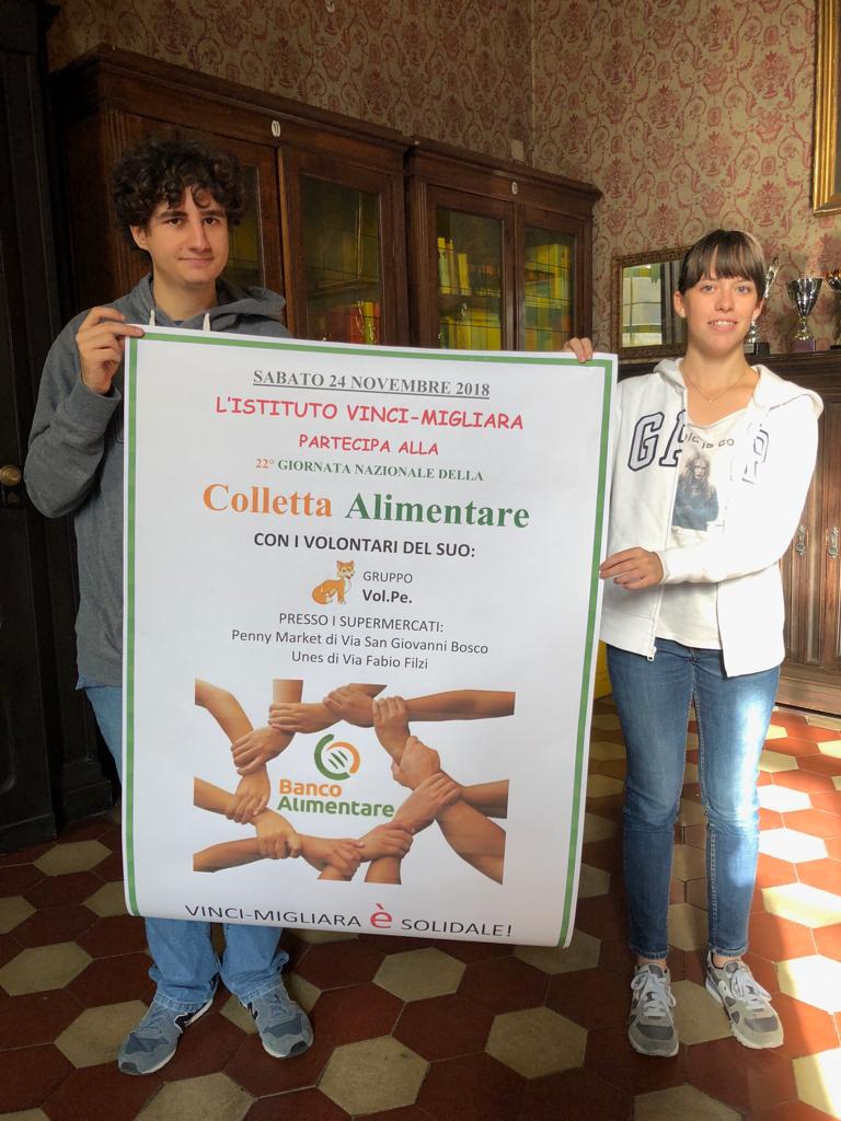 Anche gli studenti del Vinci protagonisti della Colletta Alimentare