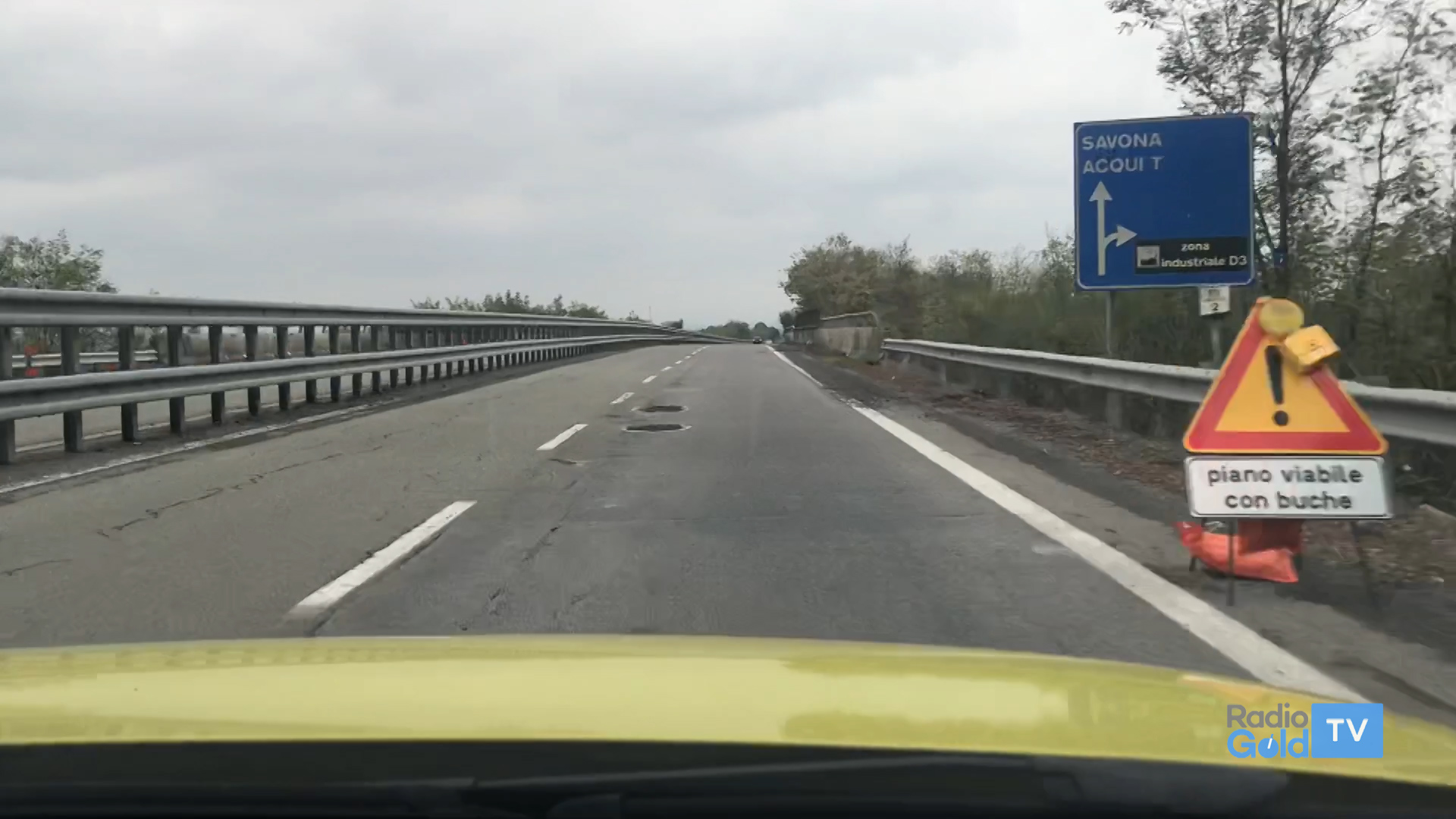 Allarme buche sulla tangenziale per Acqui Terme