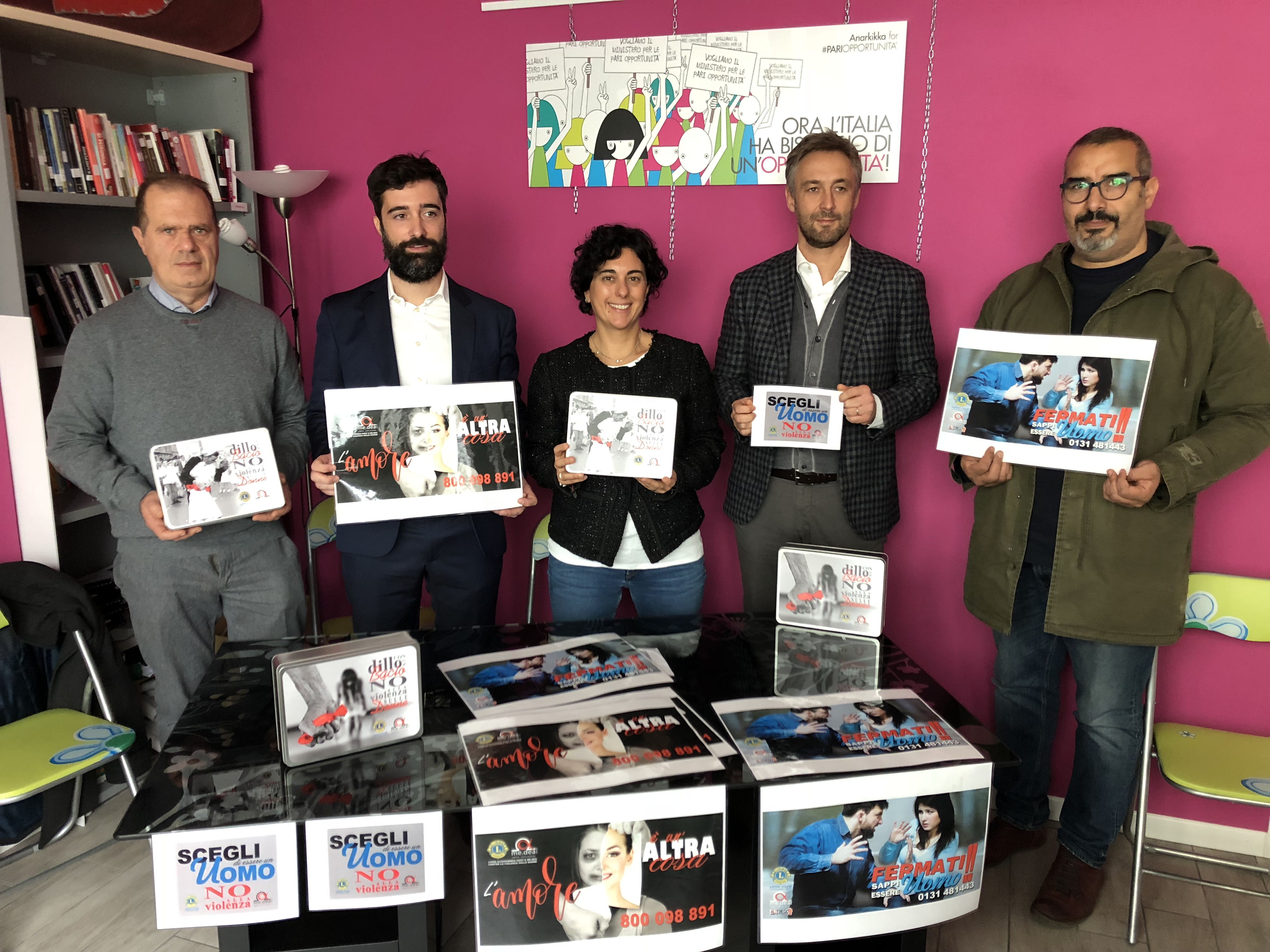 me.dea, Lions, Gallina, Grigi: insieme contro la violenza sulle donne