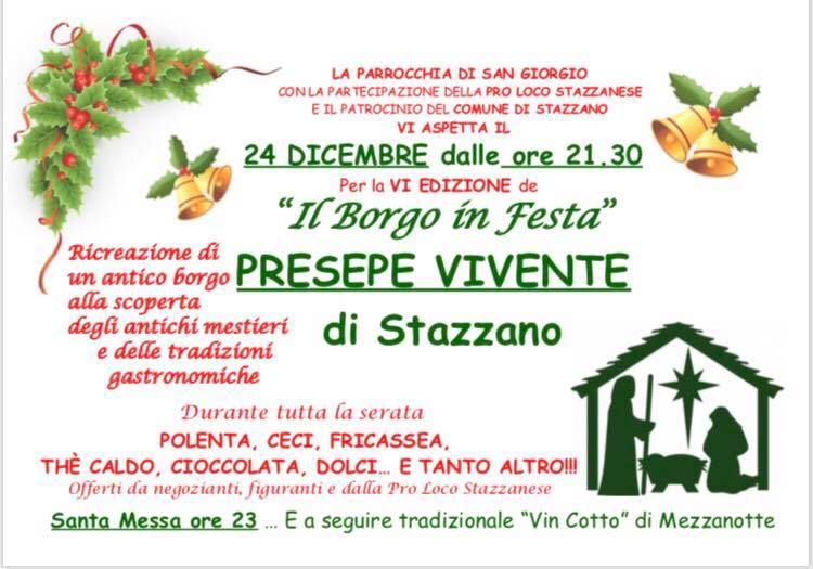 A Stazzano un Presepe vivente tra magia e tradizioni