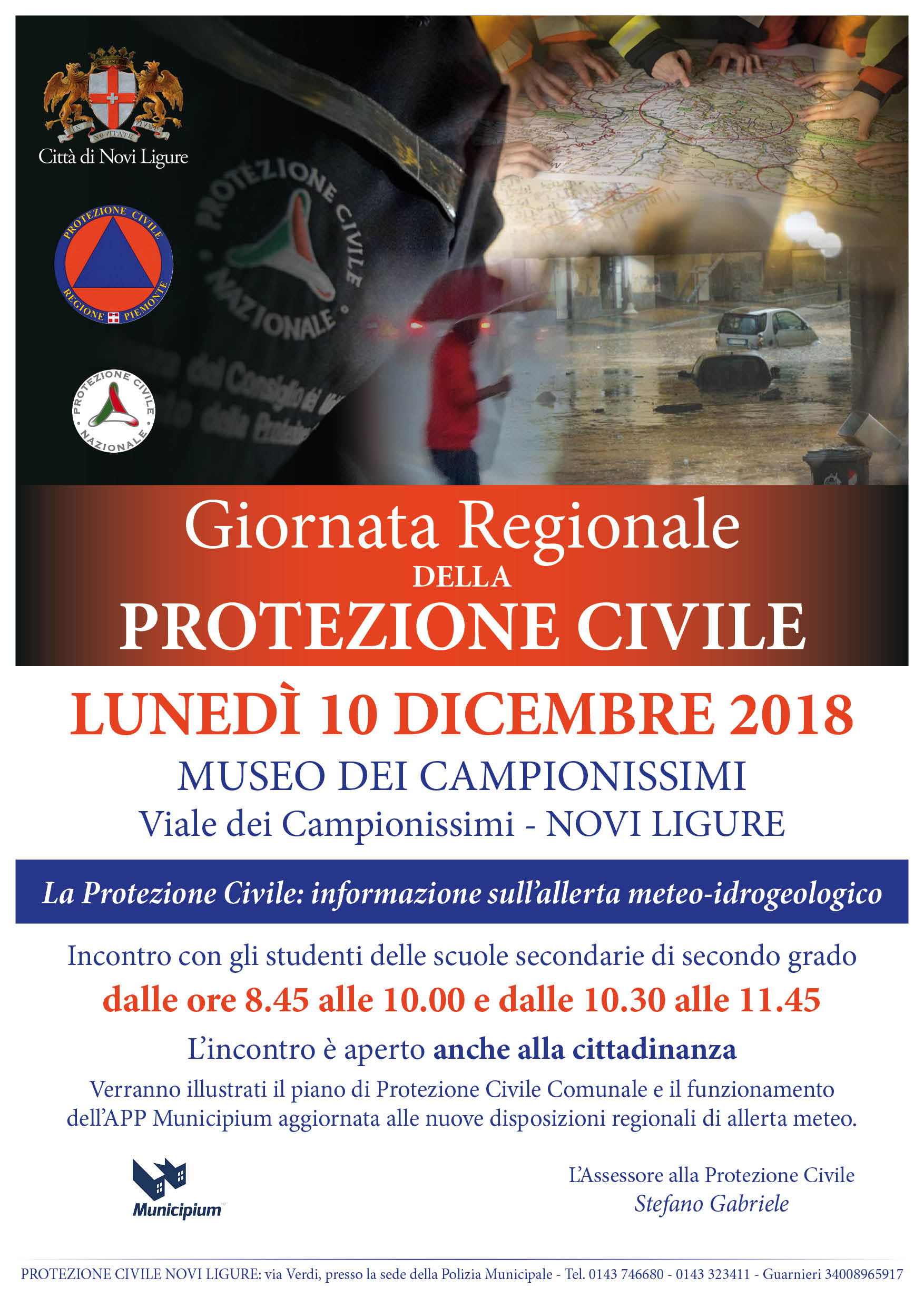 Incontro a Novi su come informarsi in caso di allerte