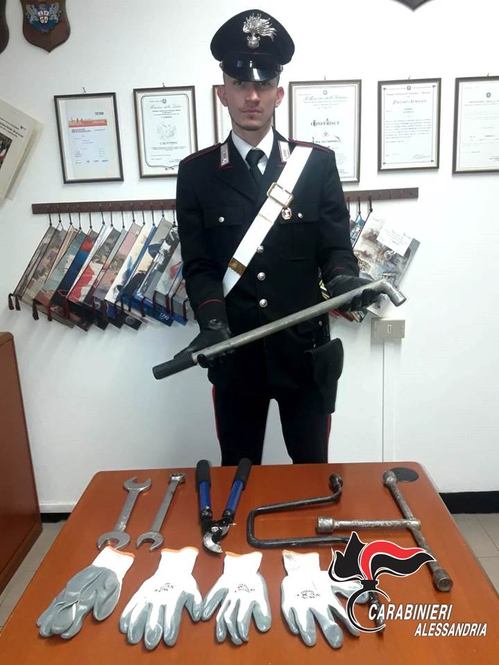 In tre sorpresi a Castellazzo con arnesi da scasso