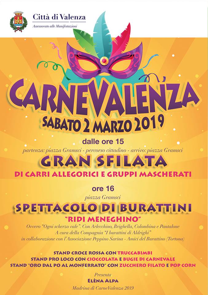 Valenza è pronta per il Carnevale