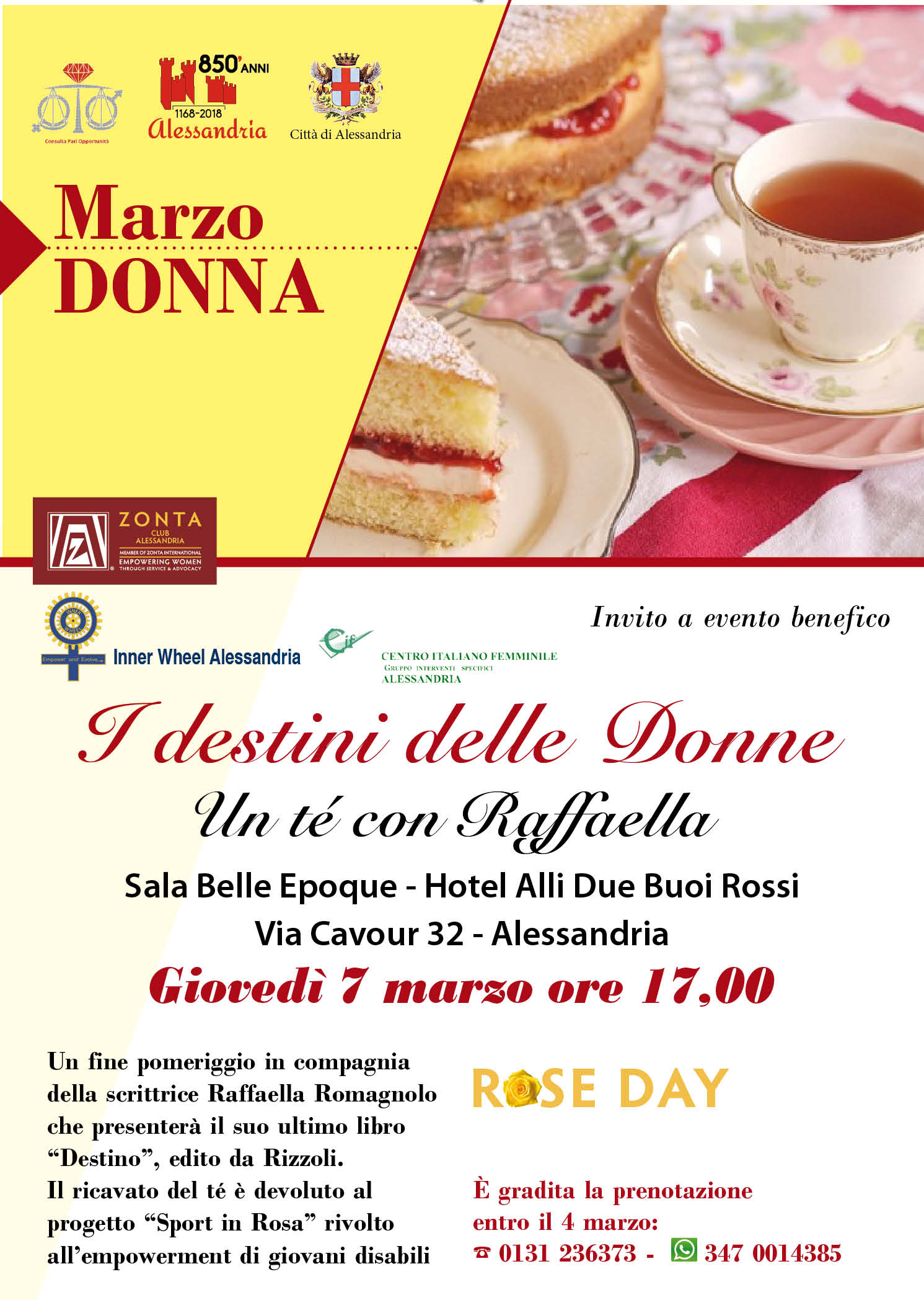 Zonta Club Alessandria: 2 giorni di appuntamenti per superare gli ostacoli