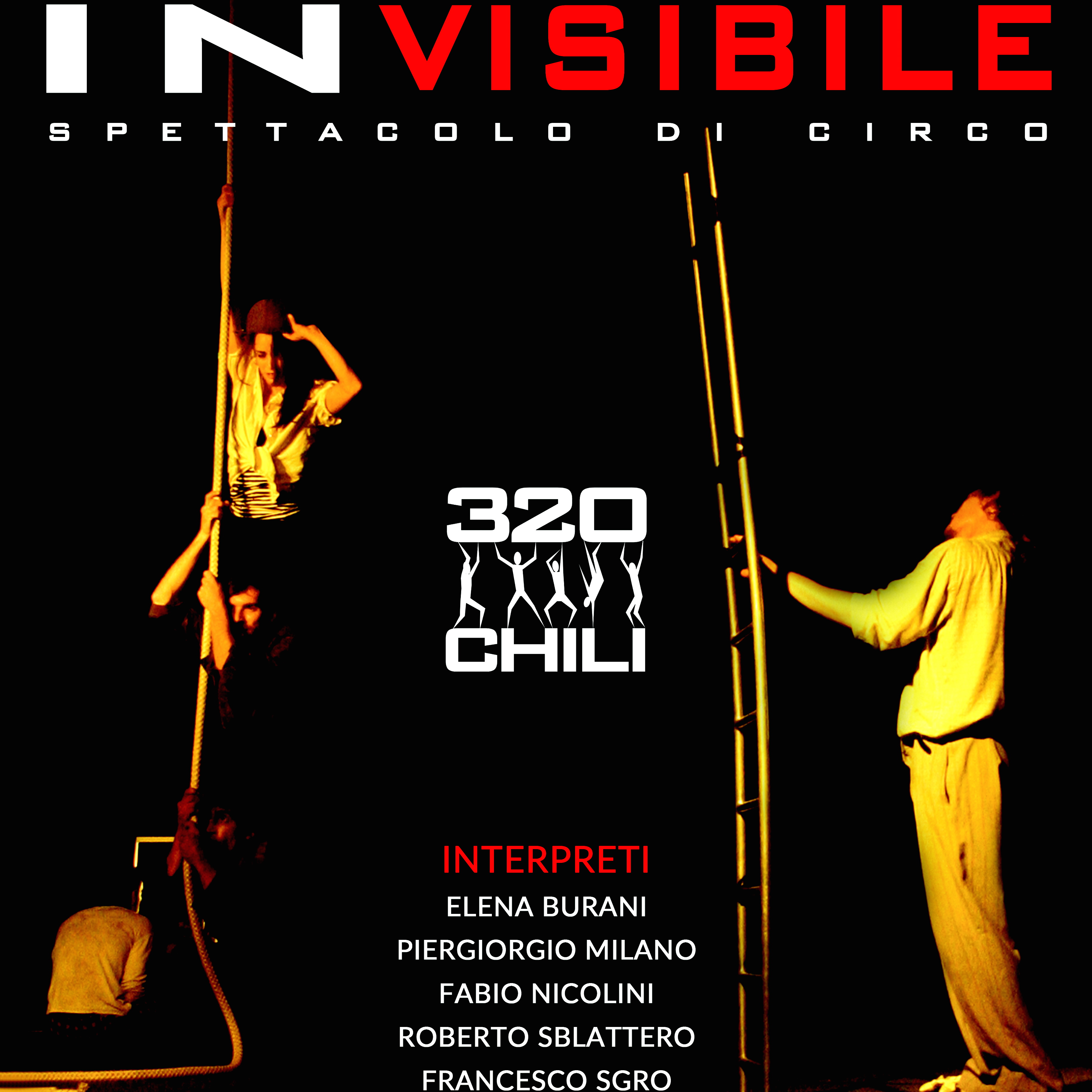 A MonCirco sabato 13 e domenica 14 aprile il collettivo 320 Chili con “Invisibile”
