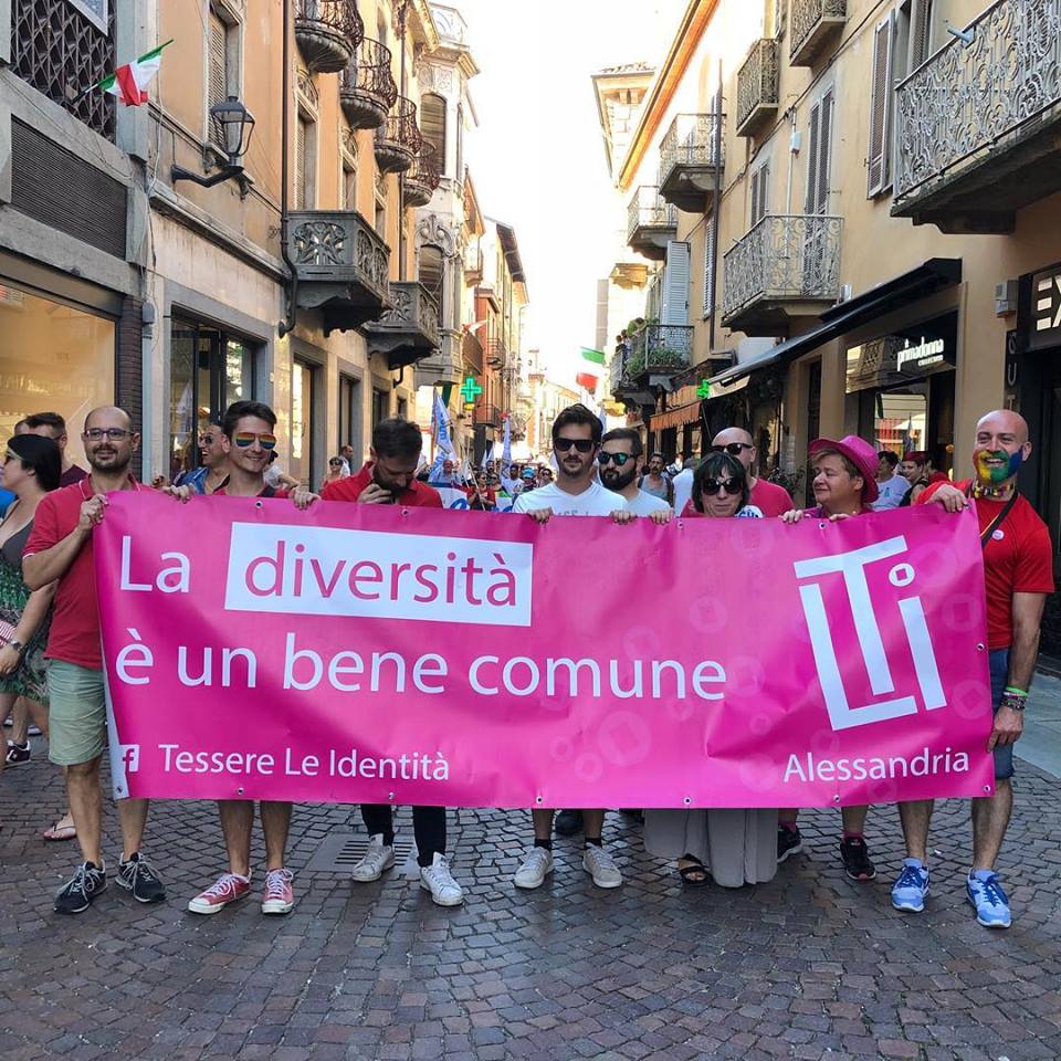 Tutti colori dell’arcobaleno per il primo Pride di Alessandria