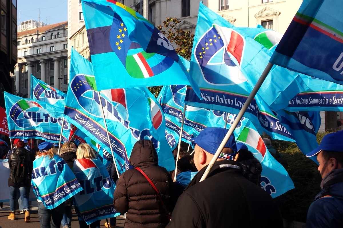 Anche i lavoratori alessandrini della Uiltucs a Roma per il contratto