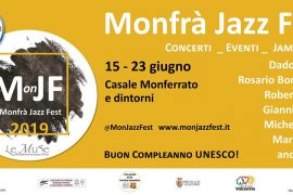 Dal 16 giugno il Monfrà Jazz Fest torna con la seconda edizione