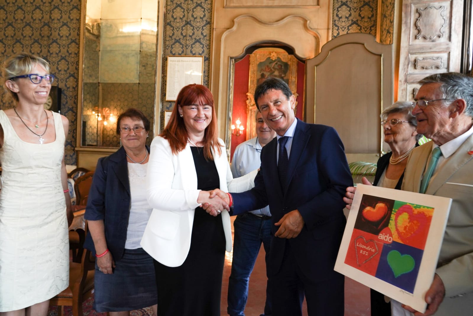 Donazione organi: Aido in visita dal Prefetto Apruzzese