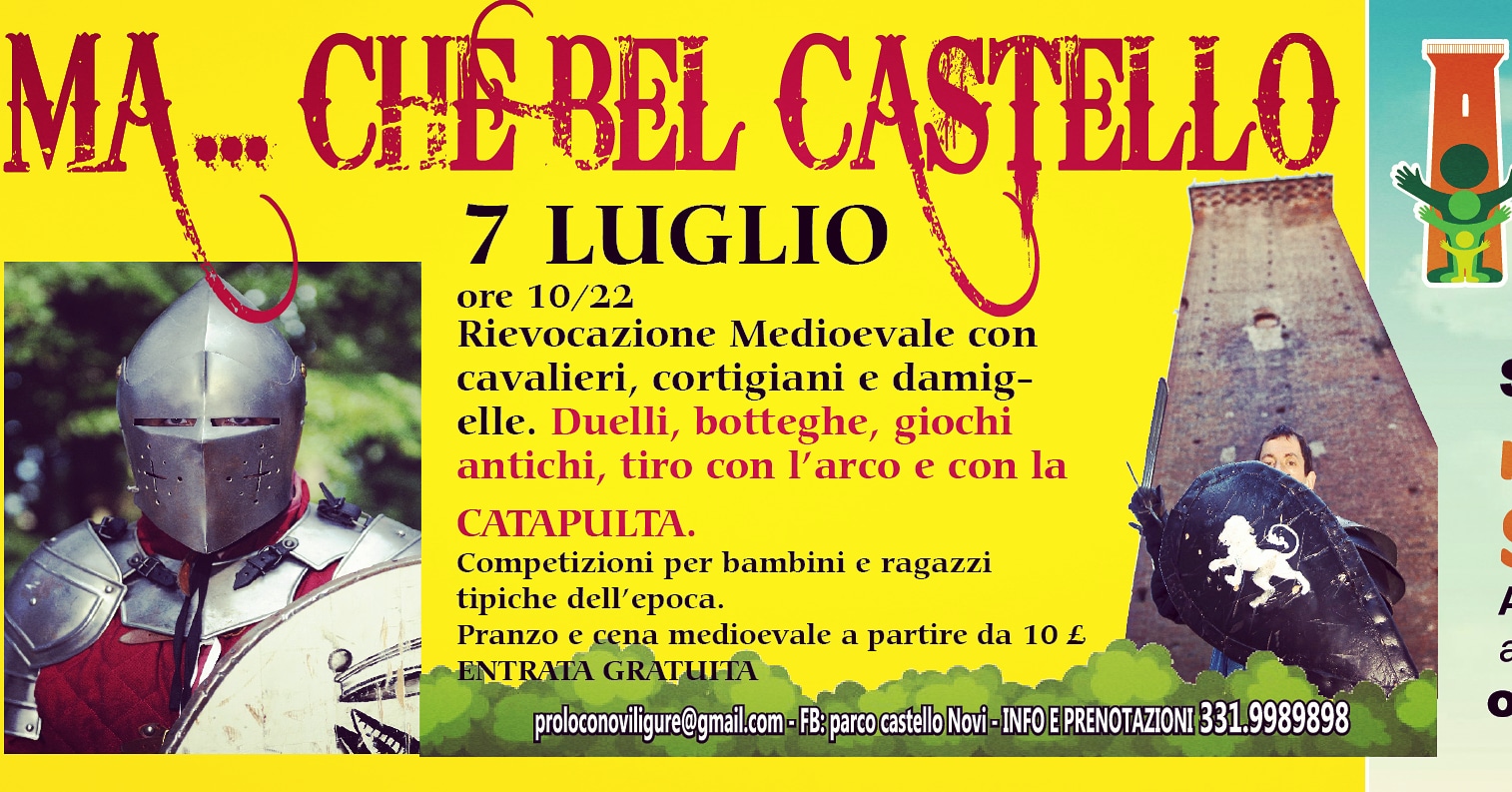 A Novi domenica si torna al feudalesimo