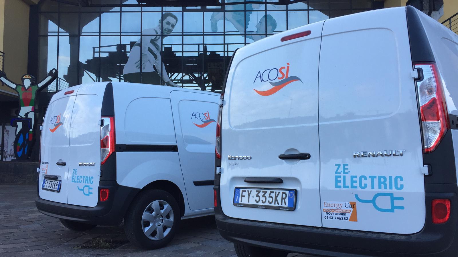 Due auto elettriche per tecnici di Acosì