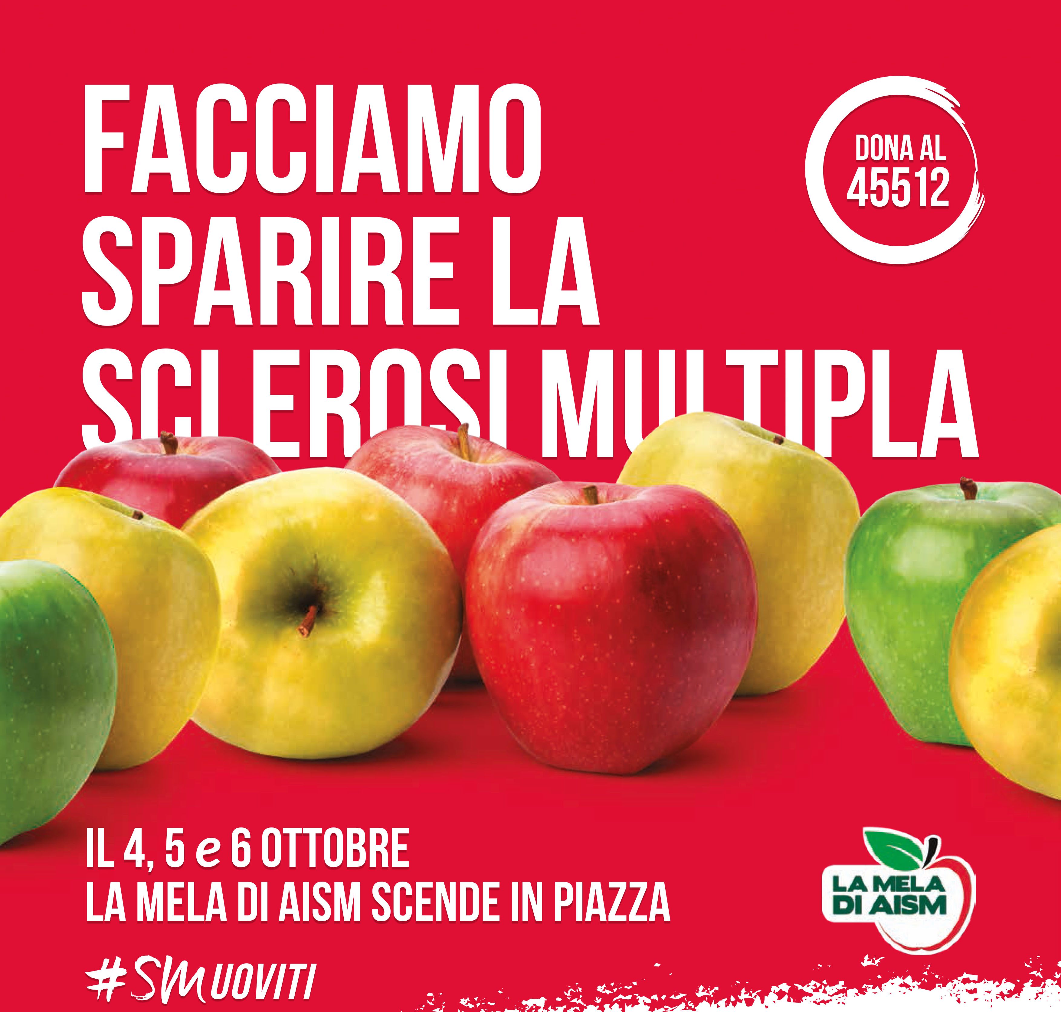 Anche in provincia le mele di Aism per combattere la sclerosi multipla