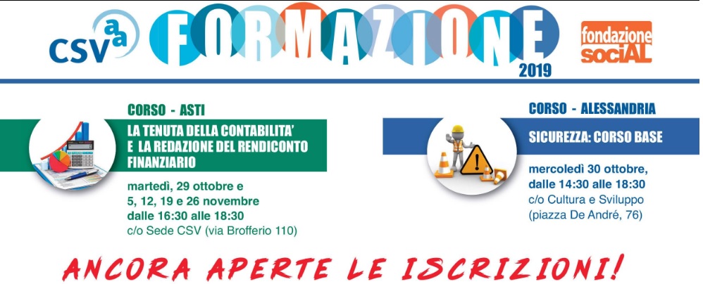 Csvaa: Corso base su sicurezza per associazioni ed enti terzo settore