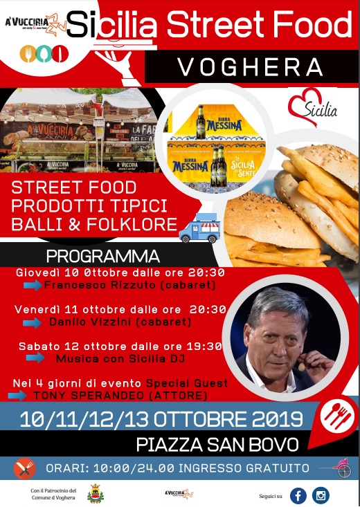 Sapori siciliani protagonisti a Voghera, con la special guest Tony Sperandeo [AUDIO]
