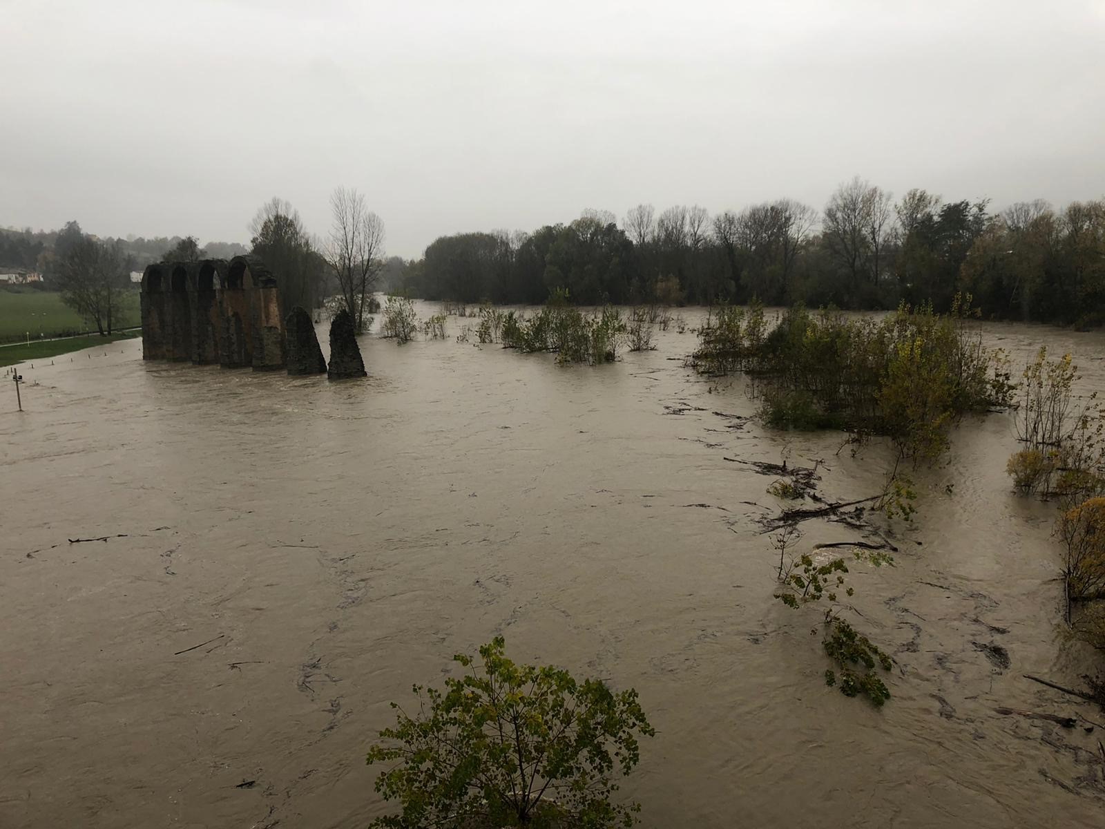 Maltempo: la situazione ad Acqui Terme di domenica 24 novembre [IN AGGIORNAMENTO]